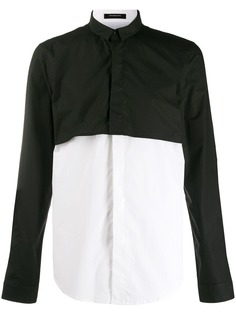 Unconditional contrast panelled shirt
