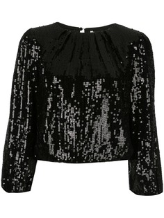 Alice+Olivia Avila sequinned top