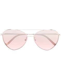 Bally aviator frame sunglasses