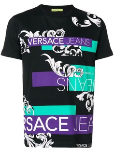 Versace Jeans футболка с графичным принтом