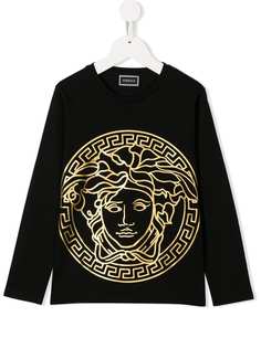 Young Versace Medusa print T-shirt