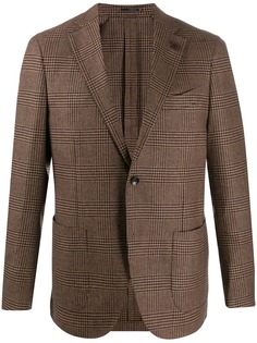 Lardini plaid wool blazer