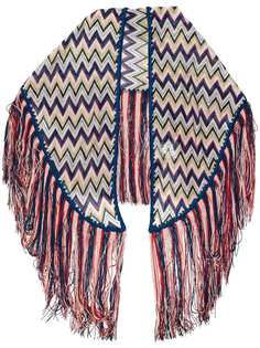 Missoni шарф с узором зигзаг
