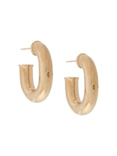 Paco Rabanne interlocking hoop earrings