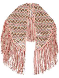 Missoni шарф в полоску зигзаг