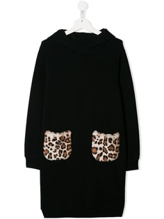 Il Gufo leopard pocket dress