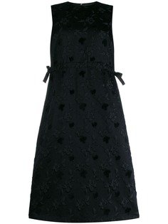 Comme Des Garçons Noir Kei Ninomiya платье-трапеция с цветочным принтом