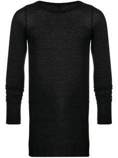Rick Owens ribbed sweatshirt