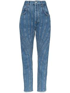 Mugler seam-detail jeans