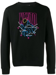 Kenzo толстовка с вышитым логотипом