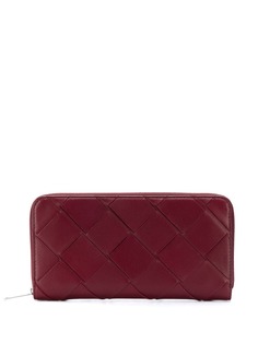 Bottega Veneta кошелек с плетением Intrecciato и круговой молнией