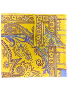 Etro шарф с принтом пейсли