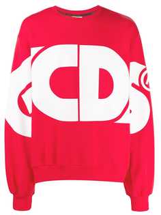 Gcds logo print sweatshirt