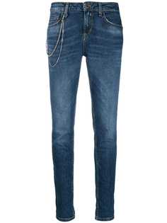 Liu Jo chain skinny tapered jeans