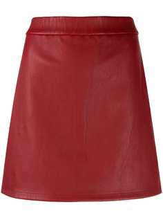 Helmut Lang plain mini skirt