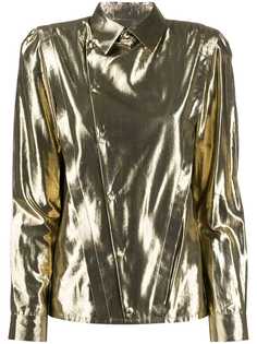 Saint Laurent side button shirt