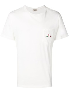 Maison Kitsuné футболка с нашивкой