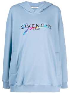 Givenchy худи с контрастным логотипом
