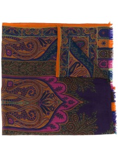 Etro шарф с принтом пейсли