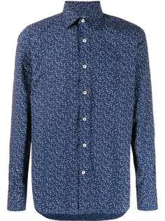 Canali floral paisley print shirt