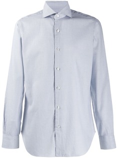 Barba long-sleeved slim-fit shirt