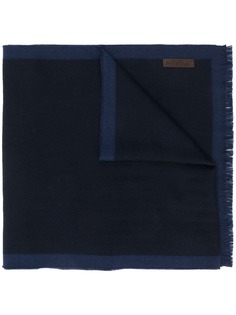 Ermenegildo Zegna logo plaque scarf