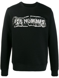 Les Hommes logo print sweatshirt