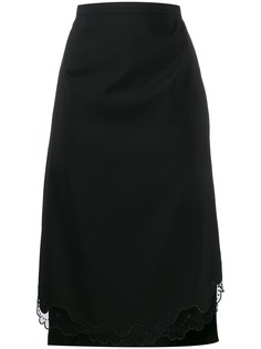 Nº21 entredeux trim midi skirt