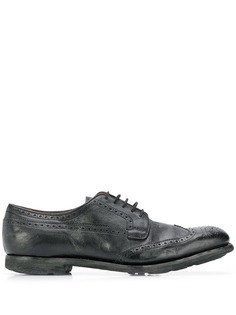 Churchs worn derby shoes