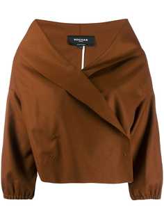 Rochas V-neck cropped jacket