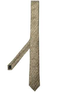 Saint Laurent metallic effect tie