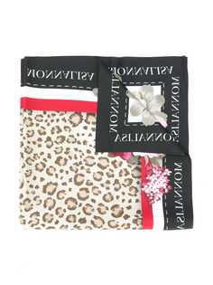 Monnalisa leopard-print scarf