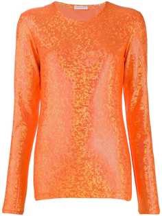 Saks Potts sequin embroidered blouse