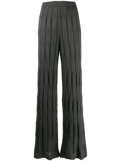 M Missoni pleated knit trousers