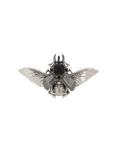 Alexander McQueen bejeweled beetle brooch