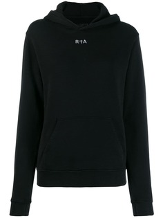 RtA logo print hoodie