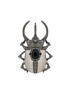 Alexander McQueen bejeweled beetle brooch