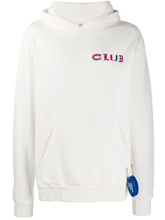 Pasadena Leisure Club oversized logo print hoodie