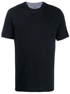 Brunello Cucinelli grey trim crew neck T-shirt