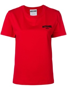 Moschino футболка с круглым вырезом и логотипом