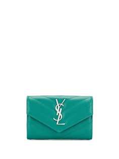 Saint Laurent monogram plaque wallet