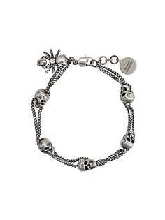 Alexander McQueen skull charm bracelet