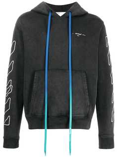 Off-White printed logo hoodie