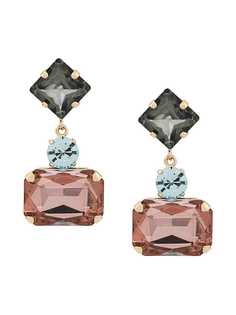 Erdem drop gems earrings