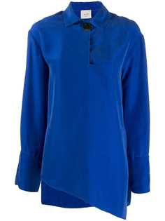 Alysi asymmetric hem blouse