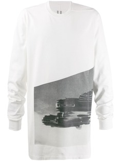 Rick Owens long sleeved oversized T-shirt