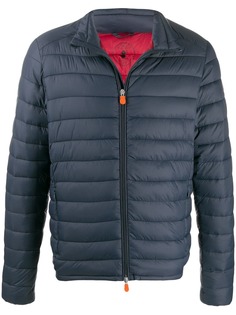 Save The Duck quilted zip-front jacket