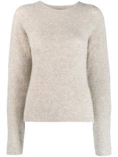 Off-White "woman" ribbed crew neck jumper