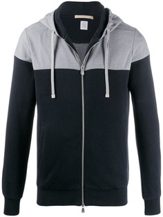 Eleventy panelled hoodie