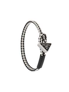 Prada logo link bracelet